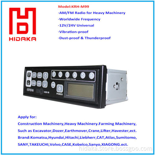 For Construction Machinery Crane Volvo S60 Car Radio